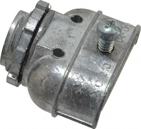 Thomas & Betts XC210 Conduit Connector For FMC, Die Cast Zinc, 3/8" Trade Size