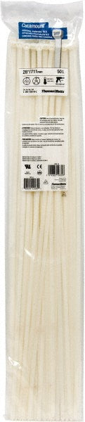 Thomas & Betts L-28-120-9-L Cable Tie Duty 28" Long, Natural, Nylon, Standard