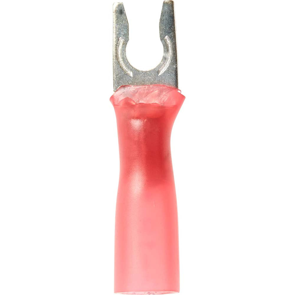 3M 7000133394 Locking Fork Terminal Red, Partially Insulated, #6 Stud, Crimp