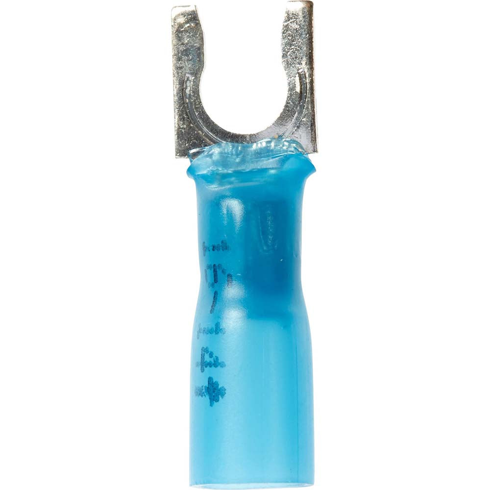3M 7000133387 Locking Fork Terminal Blue, Partially Insulated, #10 Stud, Crimp