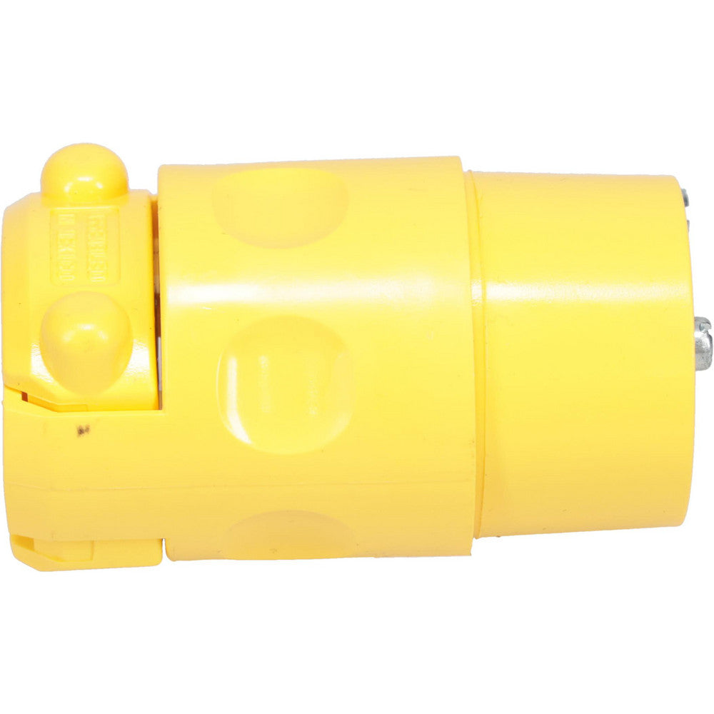 Leviton 515CV Straight Blade Connector Residential, 5-15R, 125VAC, Yellow