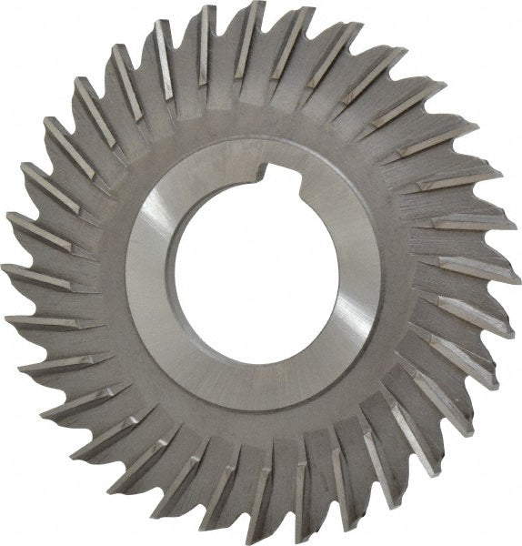 MOON CUTTERS CO. SS3140 Side Chip Saw 3" Blade Dia, 9/64" Blade Thickness, 1" Arbor Hole Dia, 32 Teeth, High Speed Steel