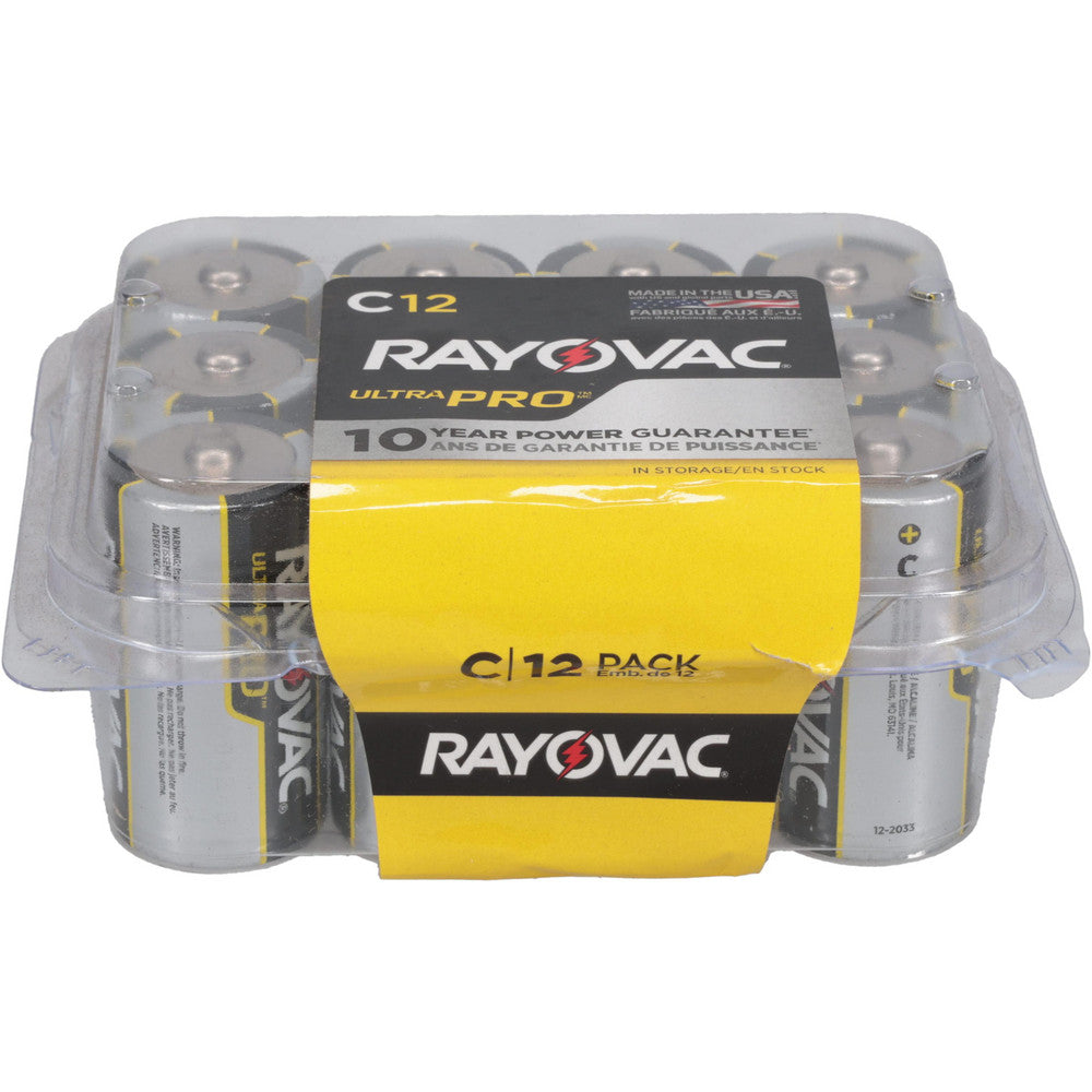 Rayovac ALC-12PP Standard Battery Size C, Alkaline