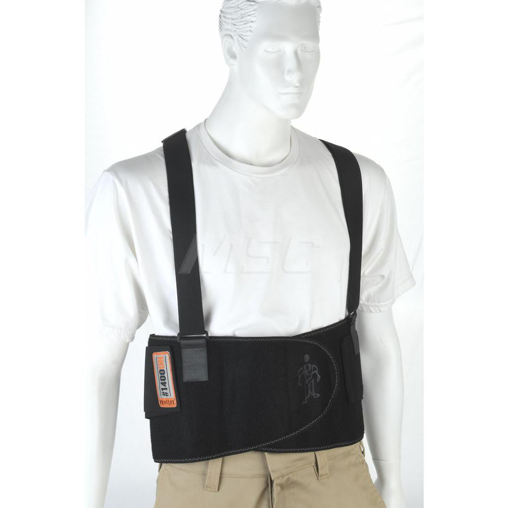 Ergodyne 11400 Back Support Belt with Adjustable Shoulder Straps, One Size Fits All, 28 to 46" Waist, 8-3/4" Belt Width