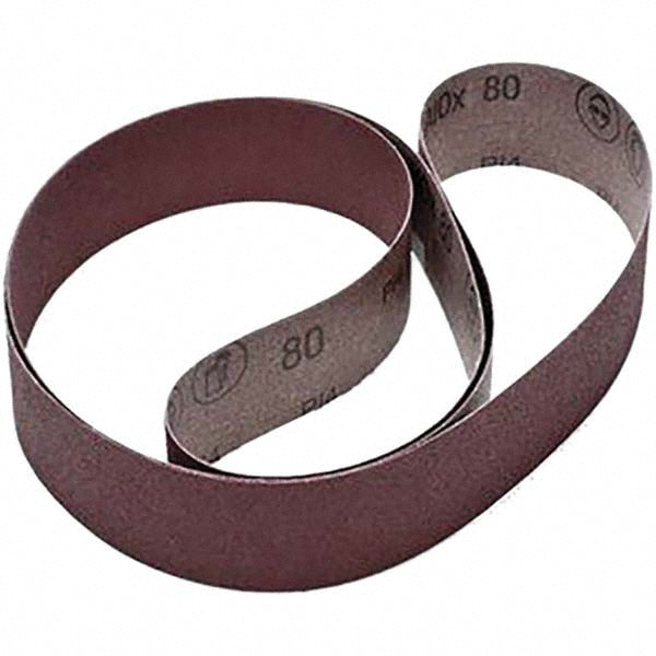3M 7000148147 Abrasive Belt 2" Wide, 72" Long, 80 Grit, Aluminum Oxide