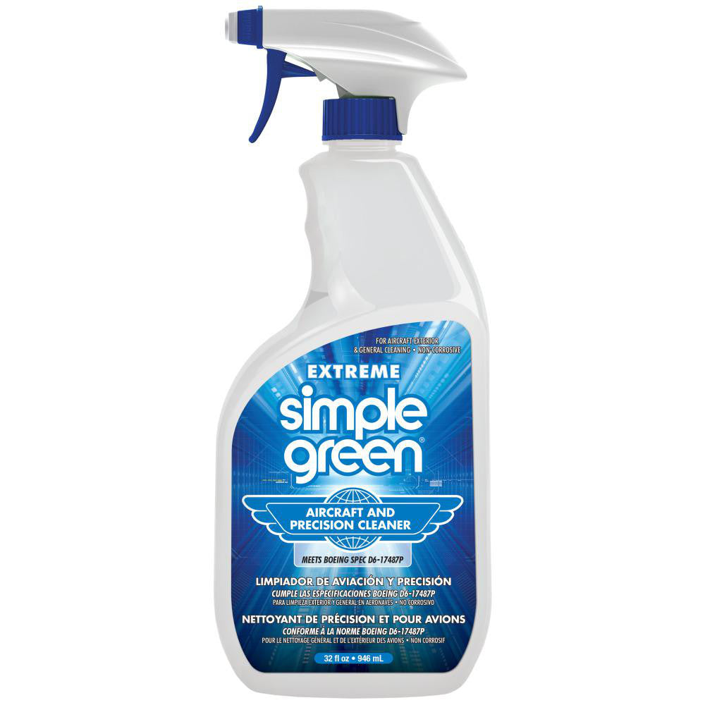Simple Green 0110001213412 Extreme Aircraft & Precision Cleaner 32 oz Spray Bottle
