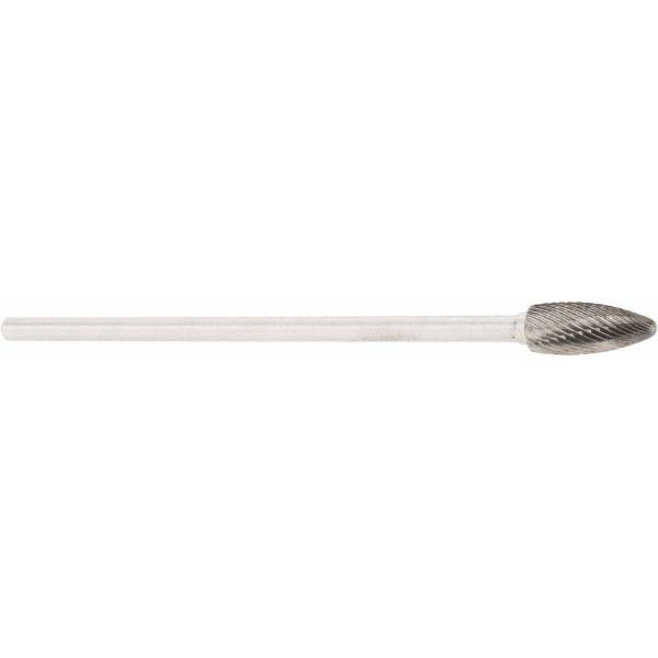 Interstate SH-5L6 Abrasive Burr SH-5L, 1/2" Cut Dia, Flame, Standard Cut