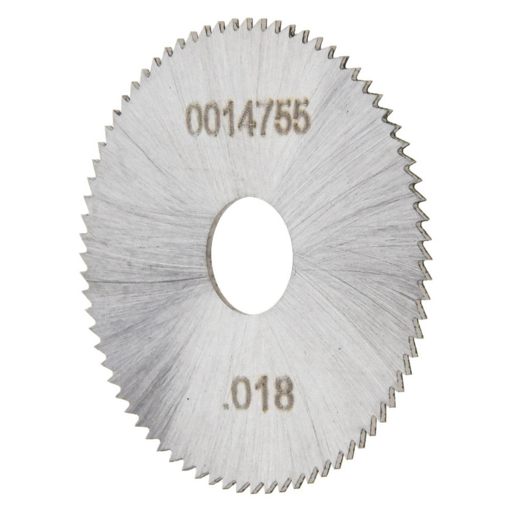 Martindale Electric Co. HSMS8401876 Jeweler's Saw 1" Dia, 0.018" Thick, 1/4" Arbor Hole, 76 Teeth, High Speed Steel