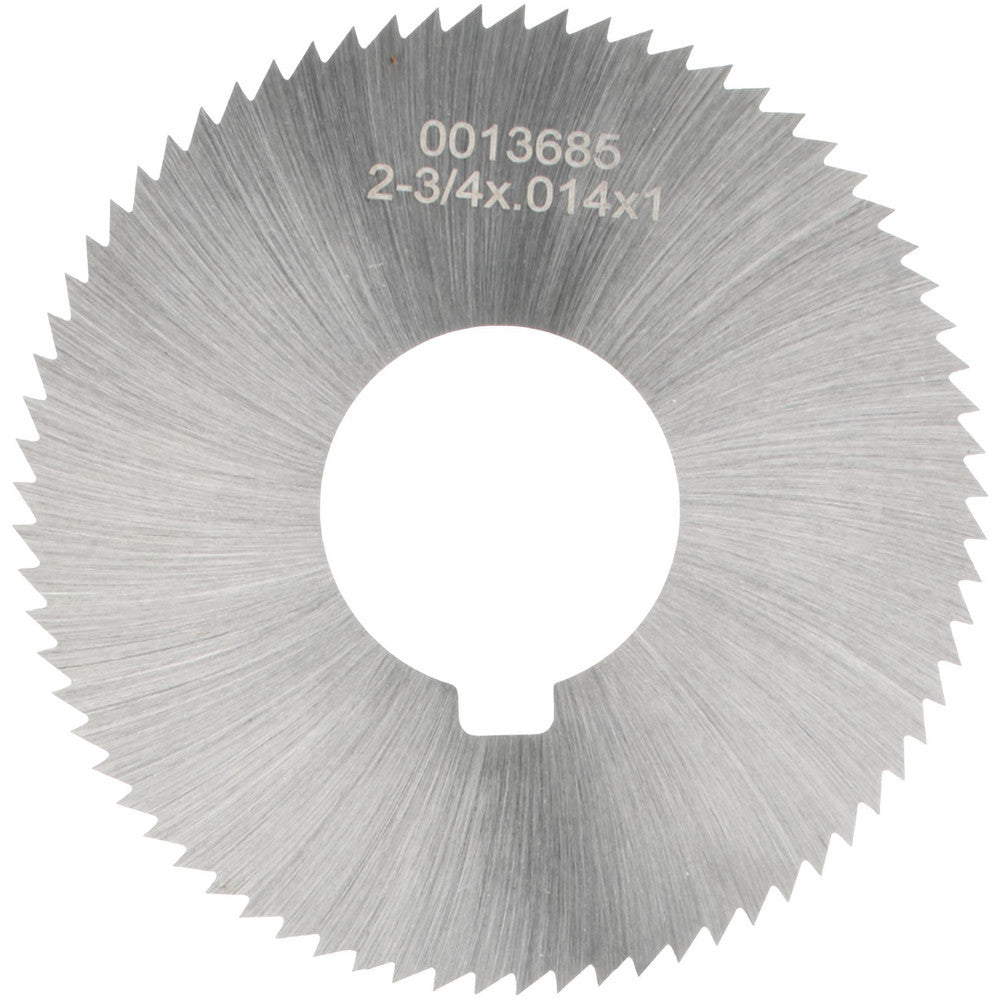 Martindale Electric Co. OSSC01472 Slitting & Slotting Saw 2-3/4" Dia, 0.014" Thick, 1" Arbor Hole, 72 Teeth, High Speed Steel
