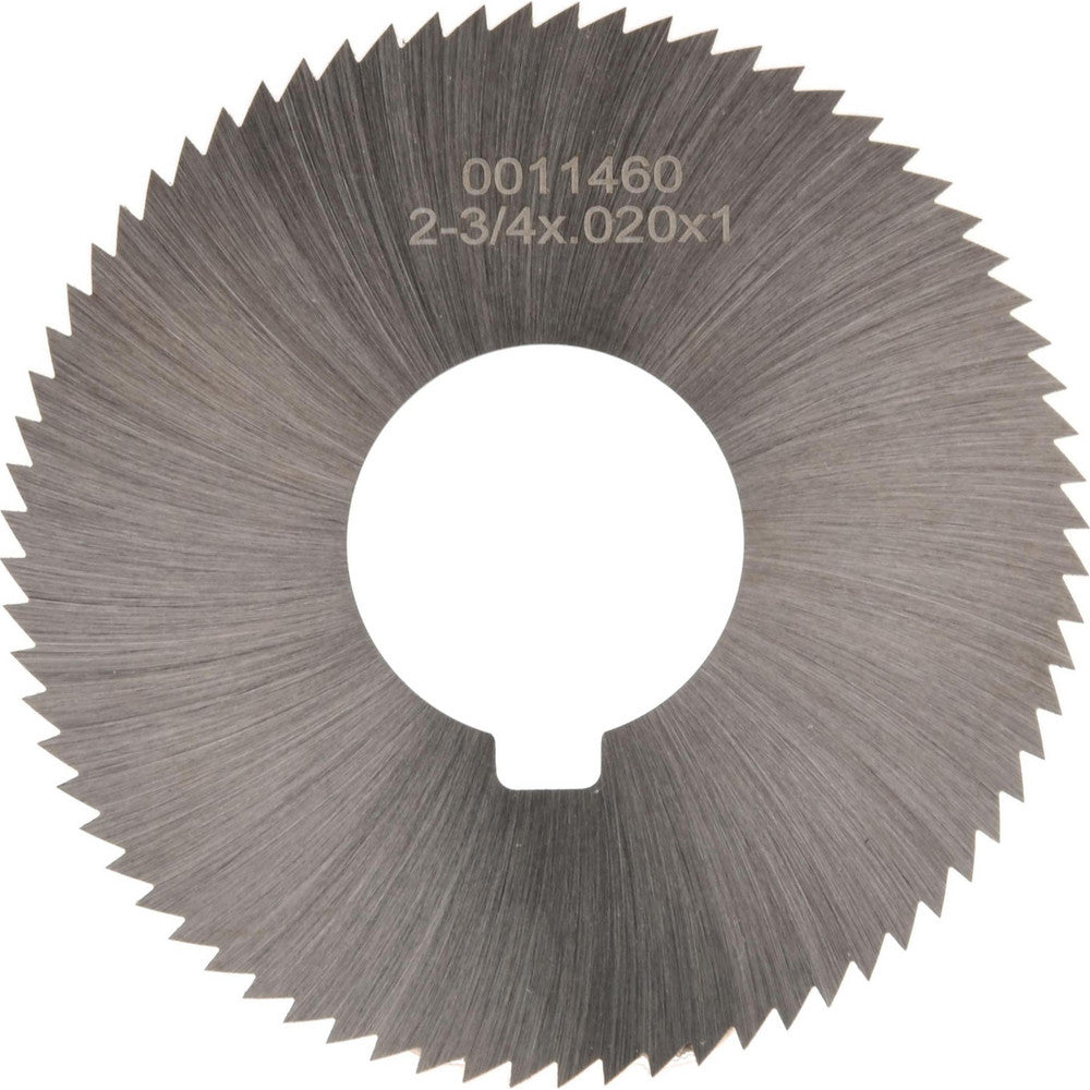 Martindale Electric Co. OSSC02072 Slitting & Slotting Saw 2-3/4" Dia, 0.02" Thick, 1" Arbor Hole, 72 Teeth, High Speed Steel