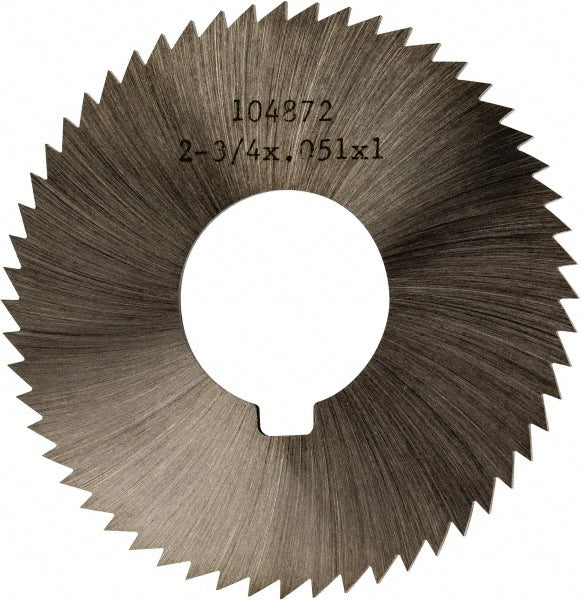 Martindale Electric Co. OSSC05156 Slitting & Slotting Saw 2-3/4" Dia, 0.051" Thick, 1" Arbor Hole, 56 Teeth, High Speed Steel