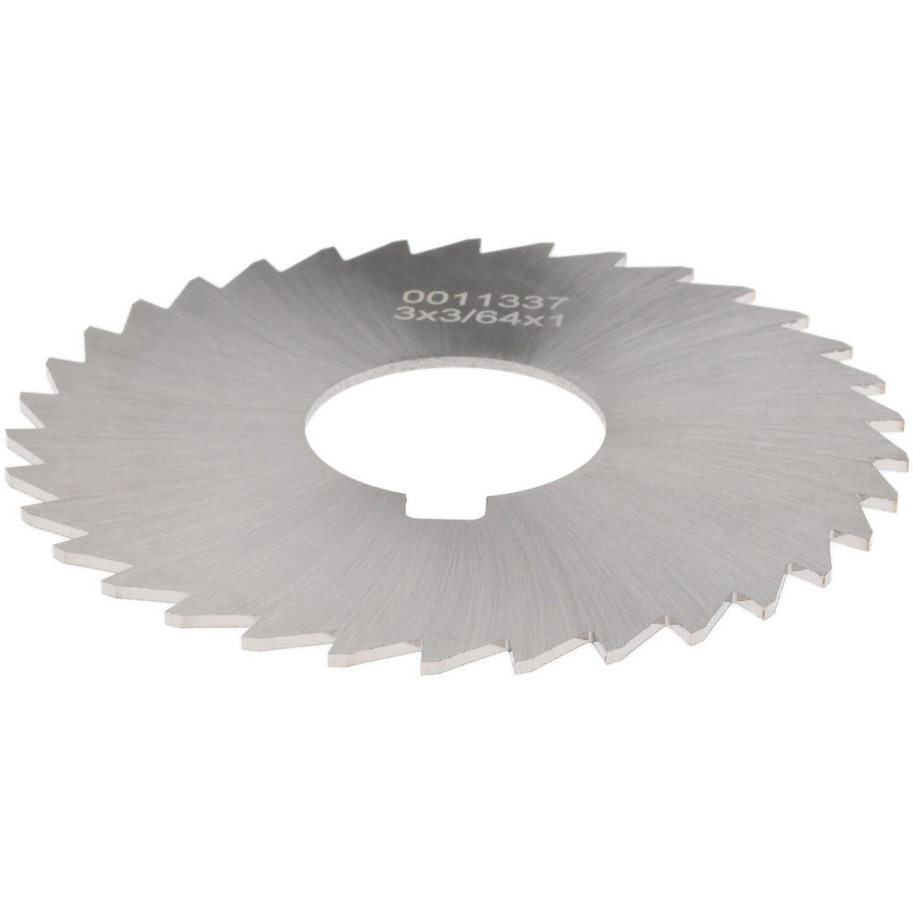 Martindale Electric Co. OMSLD04687534 Slitting & Slotting Saw 3" Dia, 3/64" Thick, 1" Arbor Hole, 34 Teeth, High Speed Steel
