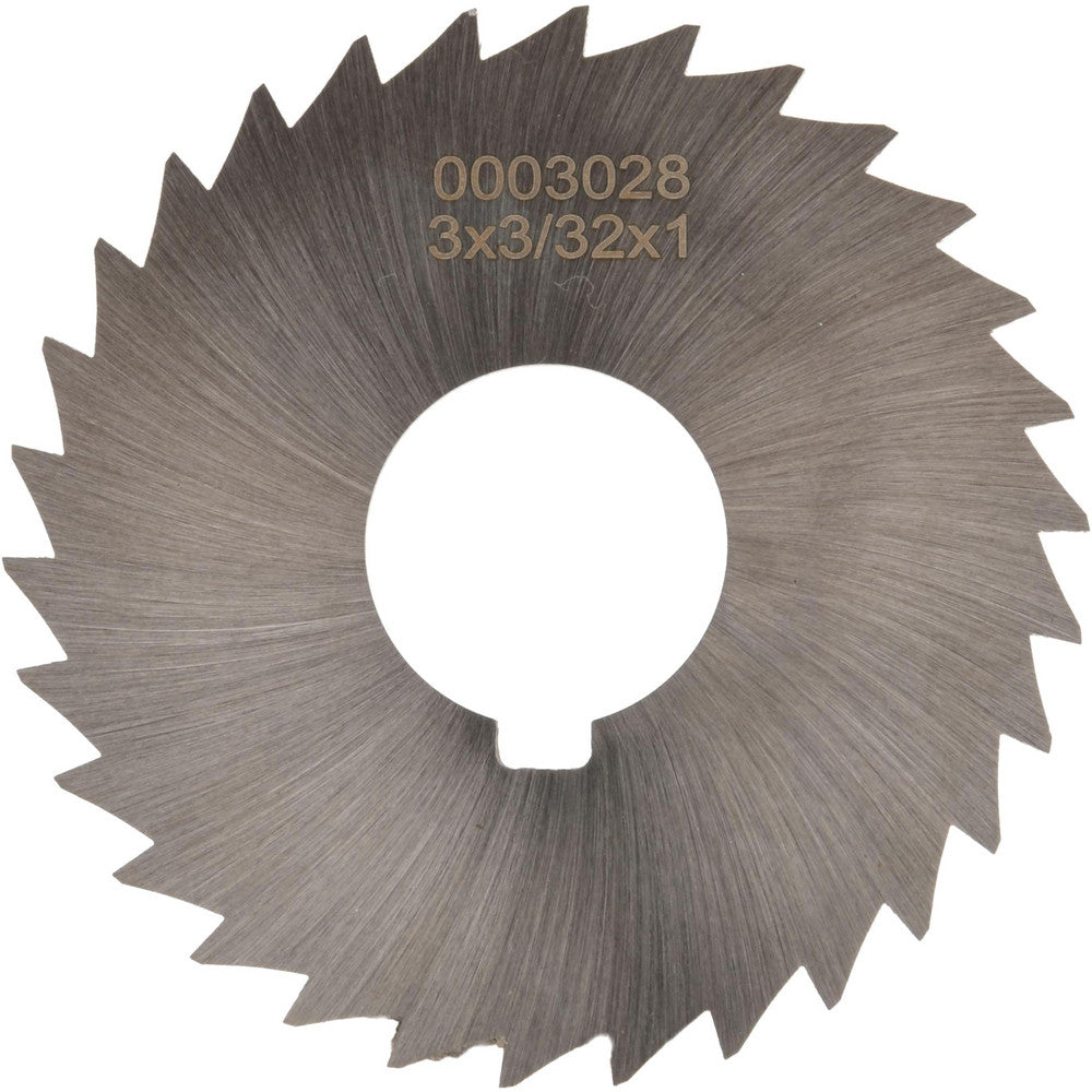 Martindale Electric Co. OMSLD09375 Slitting & Slotting Saw 3" Dia, 3/32" Thick, 1" Arbor Hole, 30 Teeth, High Speed Steel