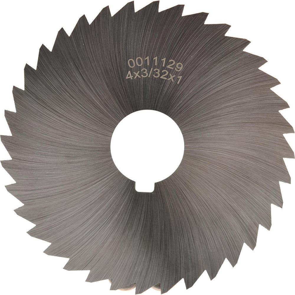 Martindale Electric Co. OMSLE09375 Slitting & Slotting Saw 4" Dia, 3/32" Thick, 1" Arbor Hole, 36 Teeth, High Speed Steel