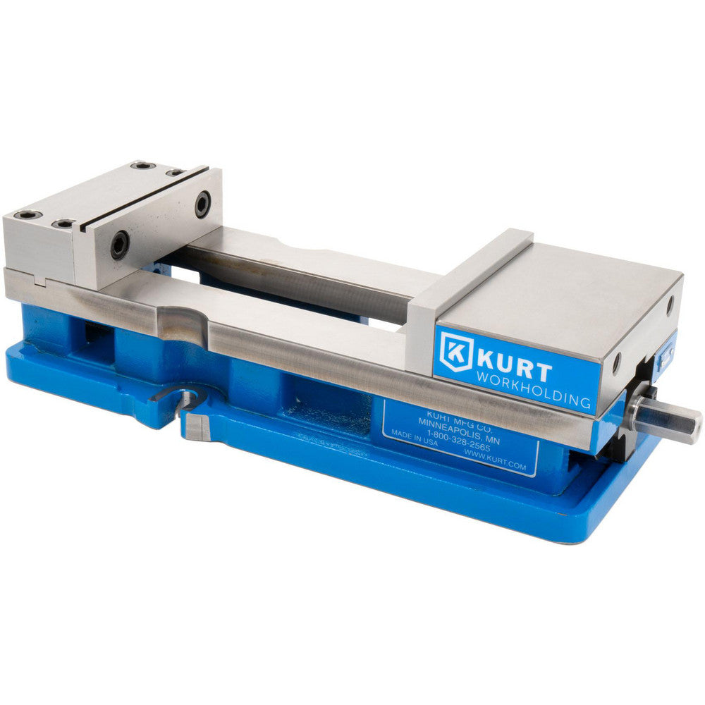 Kurt HD690 Machine Vise Single-Station, 6.00" Jaw Width, 9-1/16" Jaw Opening, Stationary Base, Precision