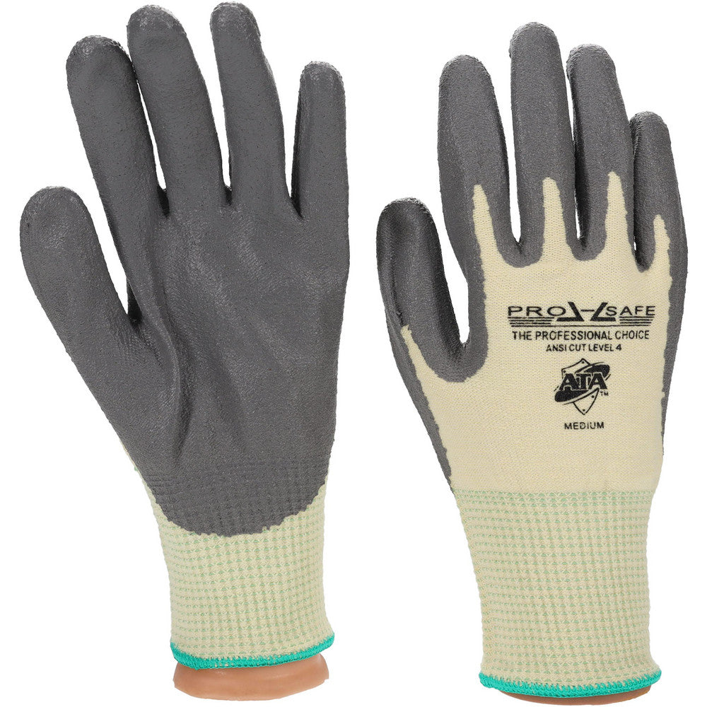 PRO-SAFE GLA-C1-M Cut-Resistant & Puncture-Resistant Gloves PRO-SAFE Size Medium, ANSI Cut A4, ANSI Puncture 2, Polyurethane, Kevlar