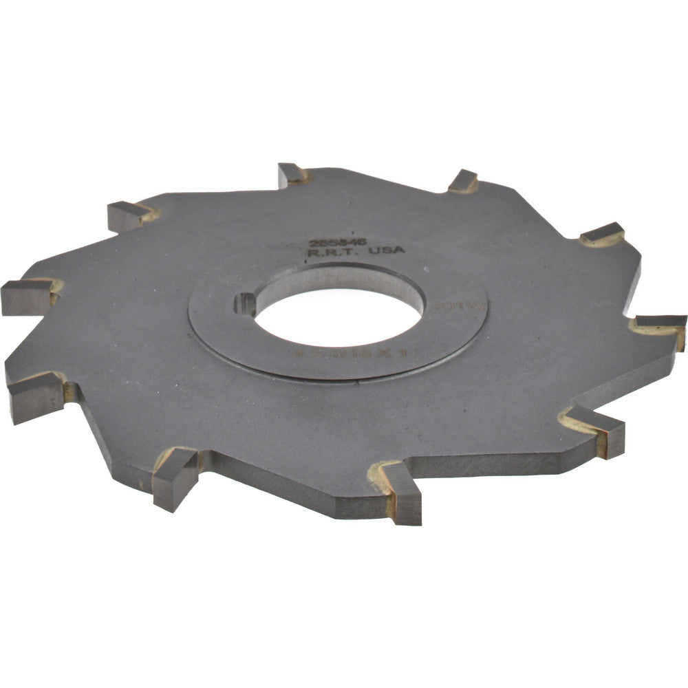 Rock River Tool Inc. 255846 Slitting & Slotting Saw 4" Dia, 3/16" Thick, 1" Arbor Hole, 10 Teeth, Carbide Tipped