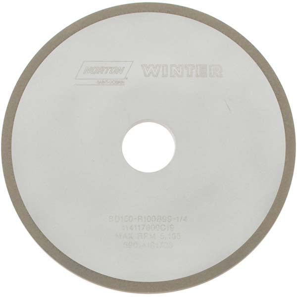 Norton 69014191703 Surface Grinding Wheel 7" Dia, 1/4" Thick, 1-1/4" Hole, 150 Grit