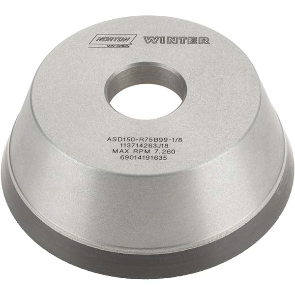 Norton 69014191635 Tool & Cutting Grinding Wheel 5" Dia, 150 Grit, Type 11