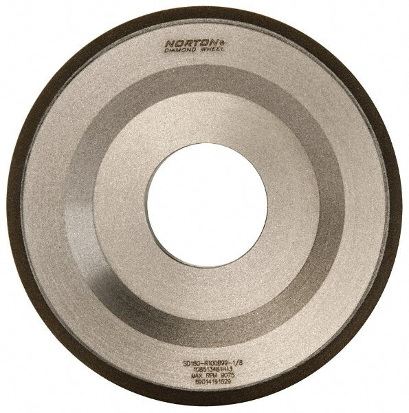 Norton 69014191629 Tool & Cutting Grinding Wheel 4" Dia, 180 Grit, Type 12