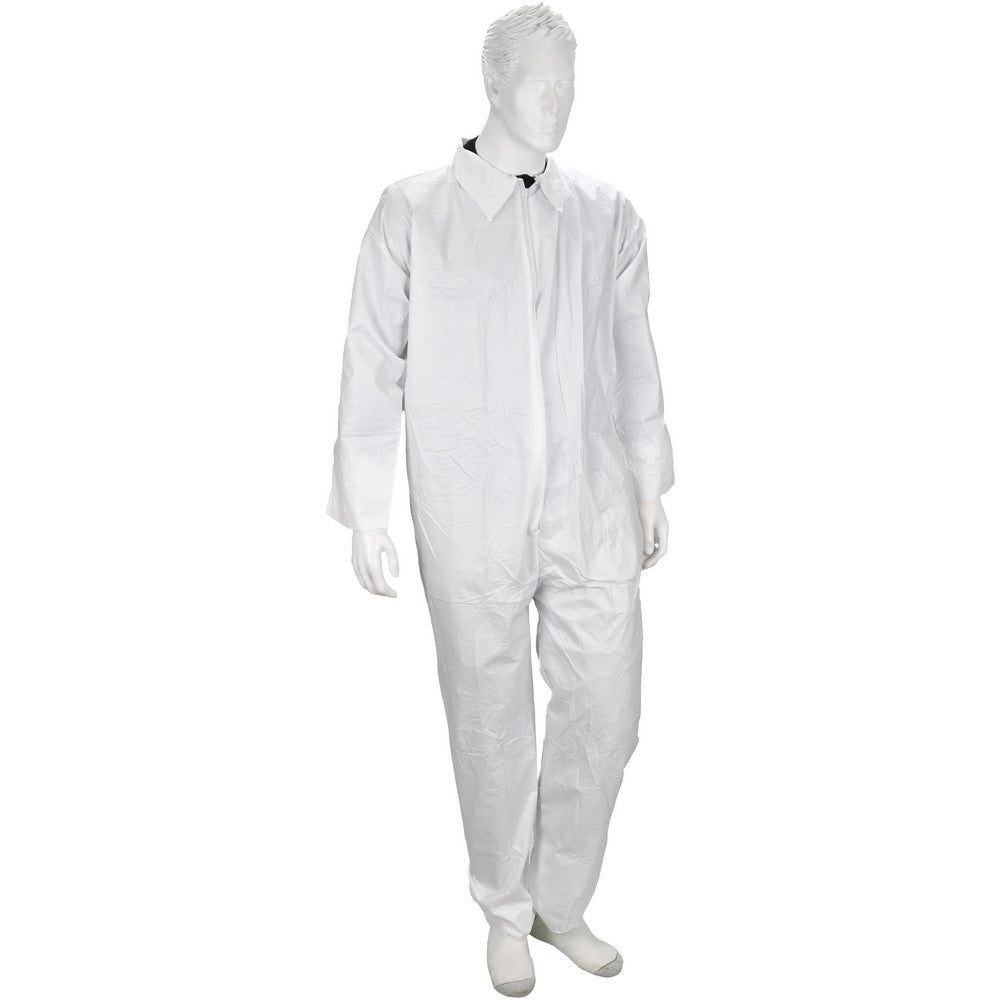 PRO-SAFE KM-CVL-KG-5XL Disposable Coveralls Size 5X-Large, 1.6 oz, Film Laminate, Zipper Closure