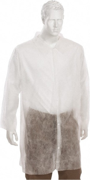 PRO-SAFE KM-LC0-WO-NW-2XL-WHITE Pack of (30) Size 2XL White Lab Coats without Pockets