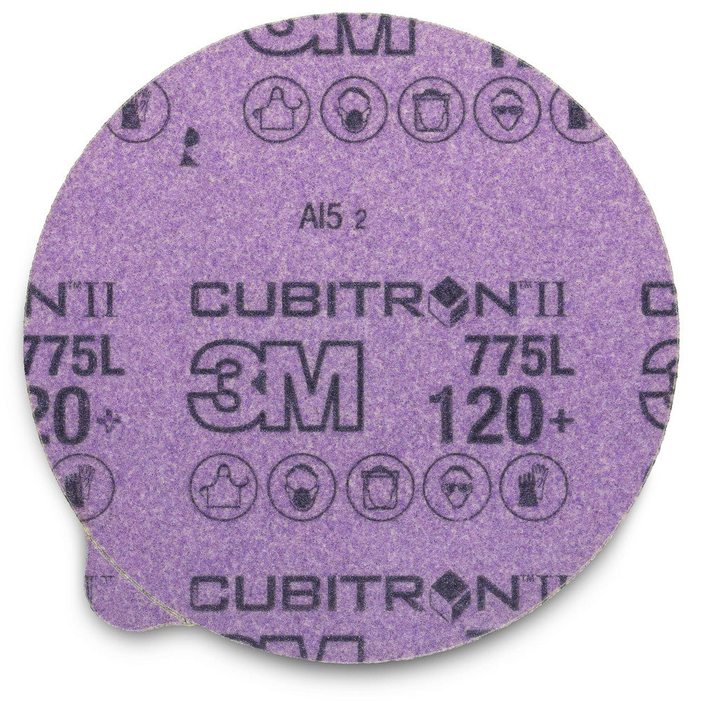 3M 7100045865 5" Dia, 120 Grit, Ceramic