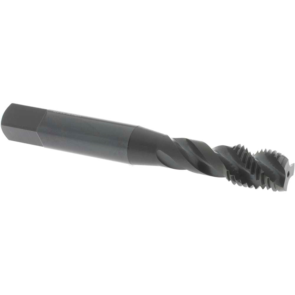OSG 34300701 M8x1.25, 3 Flute, 45° Helix, Modified Bottoming Chamfer, Oxide Finish, Vanadium High Speed Steel Spiral Flute STI Tap