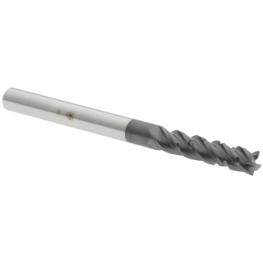 Accupro 73901944 Roughing & Finishing End Mill 1/8" Dia, 4 Flutes, Square End, Chipbreaker, Solid Carbide