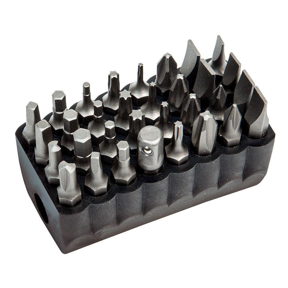 Klein Tools 32526 Screwdriver Insert Bit Set Hex Phillips, Slotted, Square & Torx