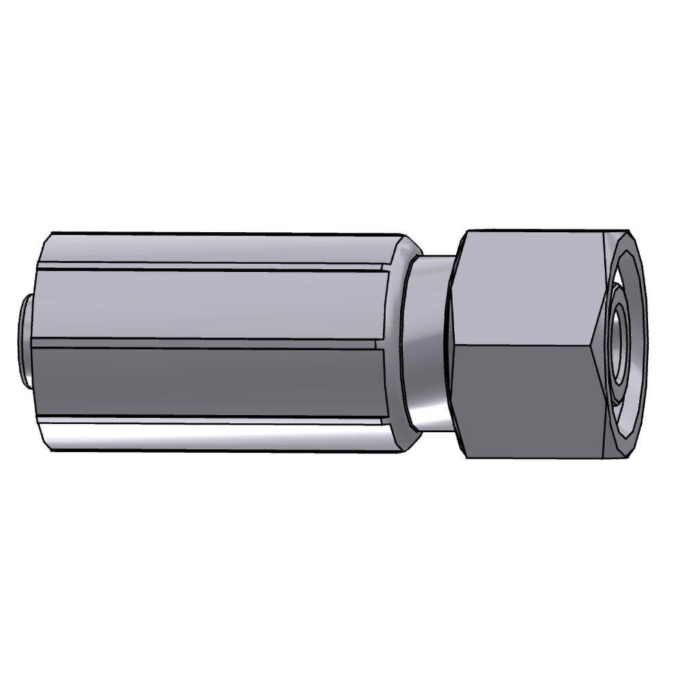 Parker 1CA43-12-6 Hydraulic Hose Female Metric L Swivel Adapter 0.3750" Hose ID, Hose Size 6, M18x1.5 mm Thread