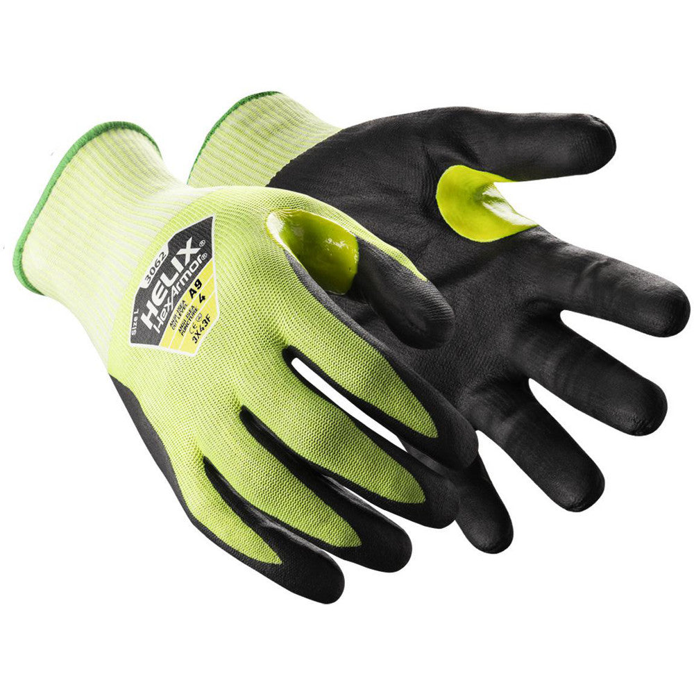 HexArmor 3062-XXXL (12) Cut, Puncture & Abrasion-Resistant Gloves Helix Helix 3062, Size 3X-Large, ANSI Cut A9, ANSI Puncture 4, Nitrile, HPPE Blend