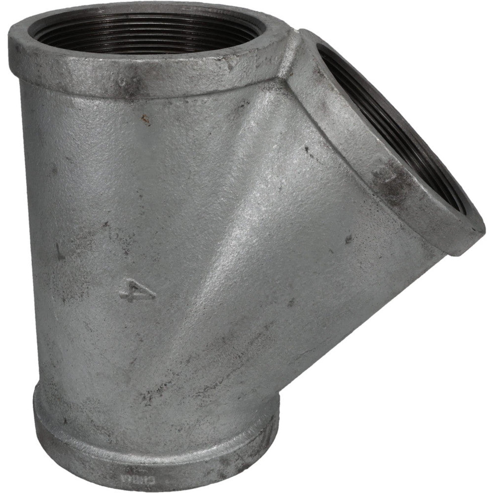 Value Collection G165 100 Malleable Iron Pipe 45 ° Lateral Y-Branch 4" Fitting
