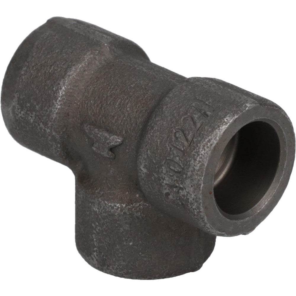 Anvil 0362025009 Black Tee 3/8", Socket Weld