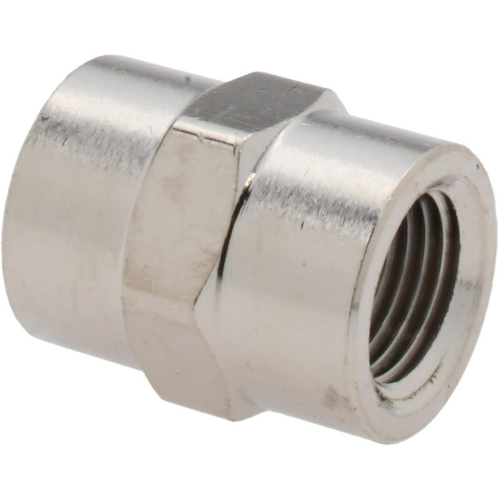 Value Collection PC103NB-2 Brass Pipe Coupling 1/8" Fitting, FNPT