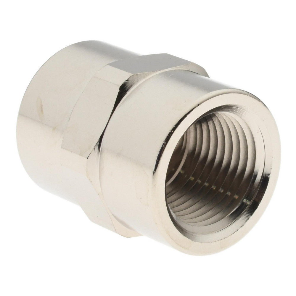 Value Collection PC103NB-6 Brass Pipe Coupling 3/8" Fitting, FNPT