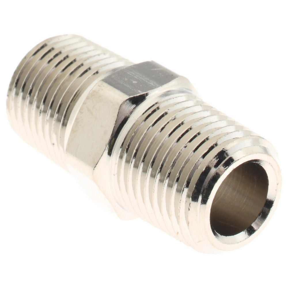 Value Collection PC122NB-2 Brass Pipe Hex Plug 1/8" Fitting, MNPT x FNPT