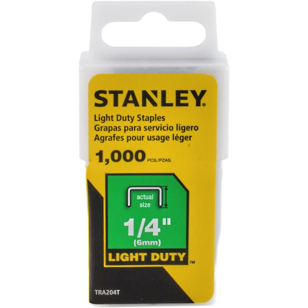 Stanley TRA204T Galvanized Steel Light-Duty Staple 1/4" Leg Length