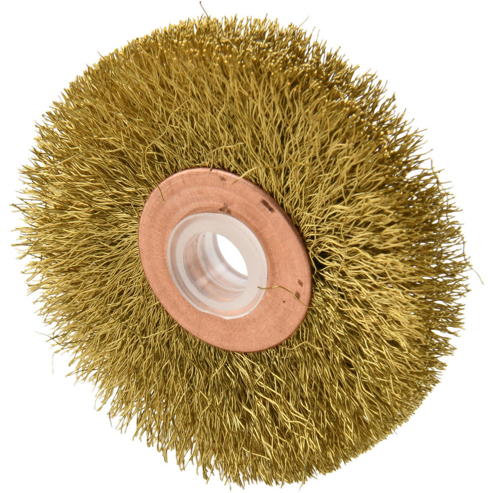 Value Collection 7306313320 Wheel Brush 2-1/2" Wheel Dia, 3/8" Face Width, 0.0080" Wire Dia, Crimped