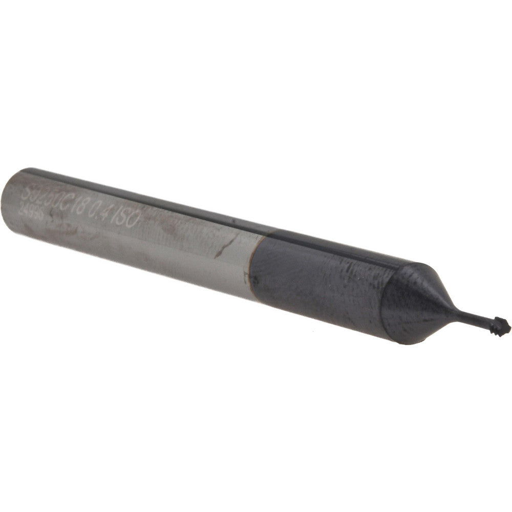 Carmex S0250C180.4ISO Helical Flute Thread Mill M2x0.4, Internal, 3 Flute, 0.2500" Shank Dia, Solid Carbide