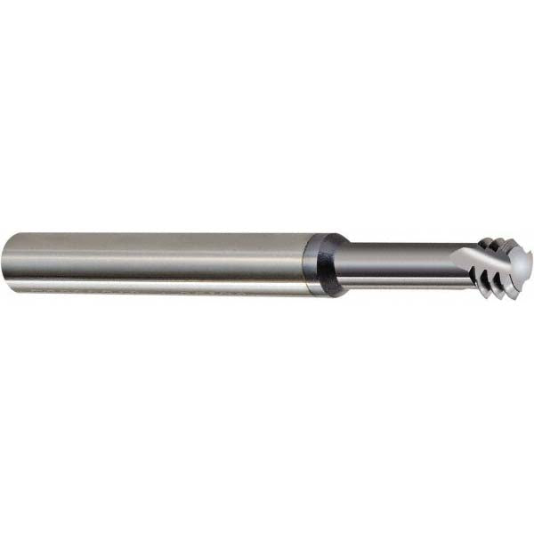 Carmex S0250C3536UN Helical Flute Thread Mill #8-36, Internal, 3 Flute, 1/4" Shank Dia, Solid Carbide