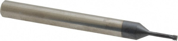 Carmex S0250C370.5ISO Helical Flute Thread Mill Internal, 3 Flute, 1/4" Shank Dia, Solid Carbide