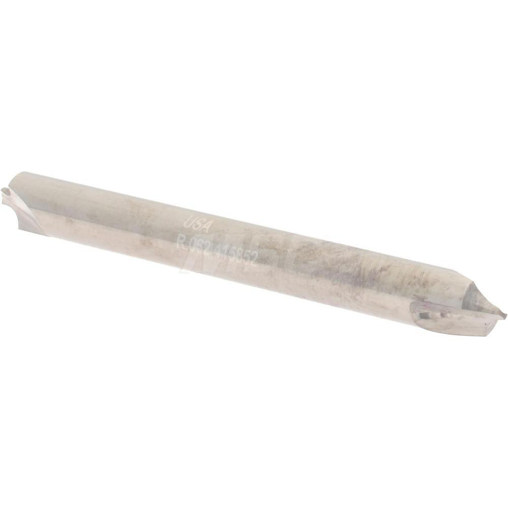 Hertel CFR16303L Corner Rounding End Mill 0.06 mm Radius, 3/16" Dia, 2 Flutes, Solid Carbide
