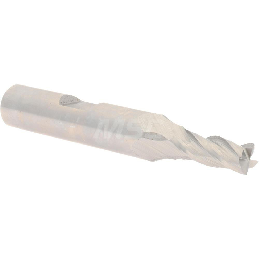 Hertel H74128323 Square End Mill 0.2362'' Dia, 5/8'' LOC, 3/8'' Shank Dia, 2-1/2'' OAL, 4 Flutes, Cobalt