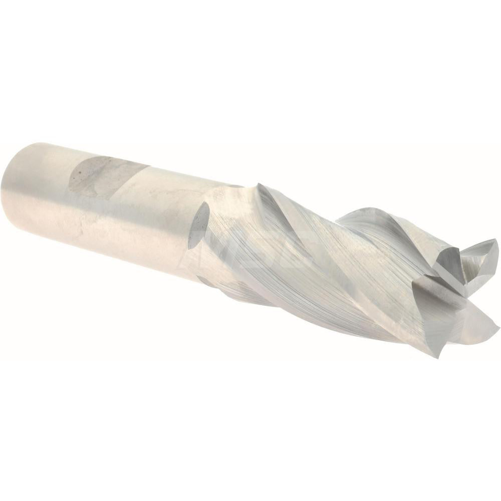 Hertel H74128430 Square End Mill 0.7087'' Dia, 1-5/8'' LOC, 5/8'' Shank Dia, 3-3/4'' OAL, 4 Flutes, Cobalt