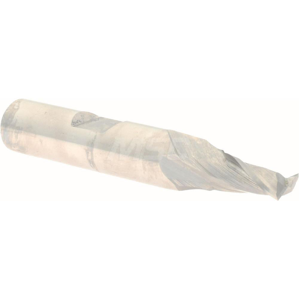 Hertel H74128588 Square End Mill 0.2362'' Dia, 1/2'' LOC, 3/8'' Shank Dia, 2-5/16'' OAL, 2 Flutes, Cobalt
