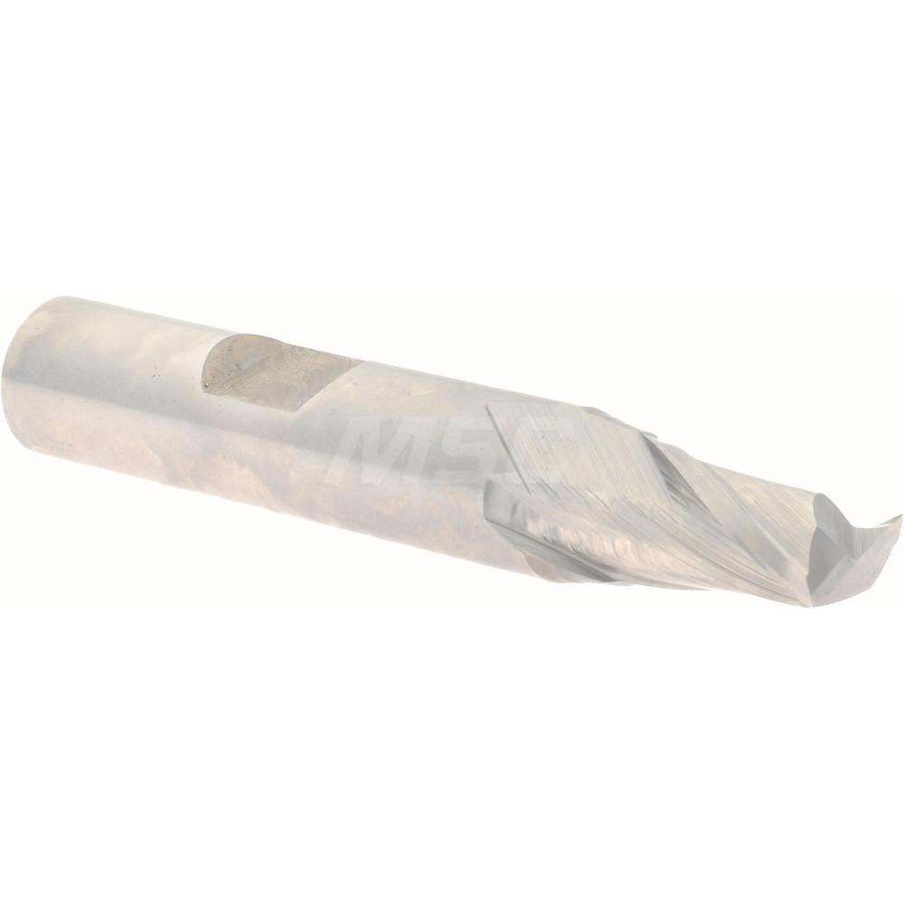 Hertel H74128604 Square End Mill 0.315'' Dia, 9/16'' LOC, 3/8'' Shank Dia, 2-5/16'' OAL, 2 Flutes, Cobalt