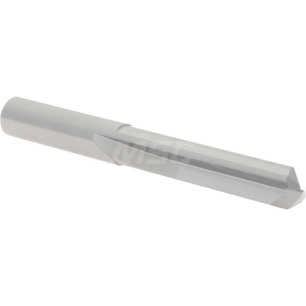 Hertel 74129313 Straight-Flute Drill Bit 3/8" Dia, 140 deg Point, Solid Carbide