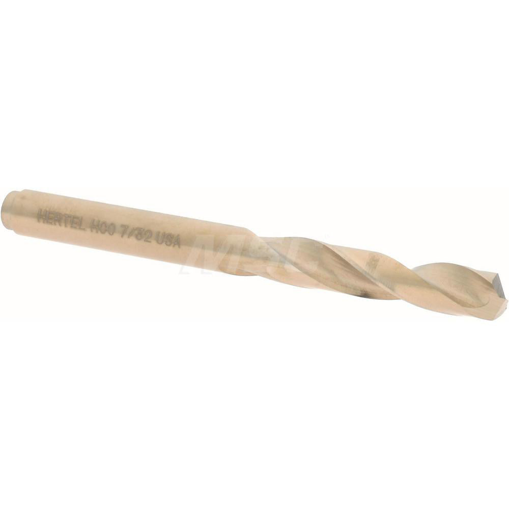 Hertel 74130253 Screw Machine Length Drill Bit 7/32" (0.2188) Dia, 135 deg, Cobalt