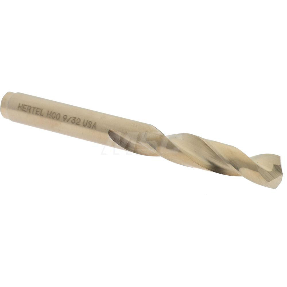 Hertel 74130295 Screw Machine Length Drill Bit 9/32" (0.2812) Dia, 135 deg, Cobalt